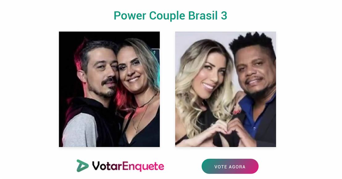 Final do Power Couple Brasil 3 - Votar Enquete - Vote em A ...